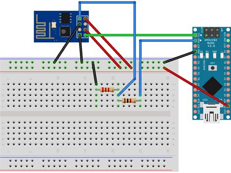 arduino nano 3.0 with esp8266